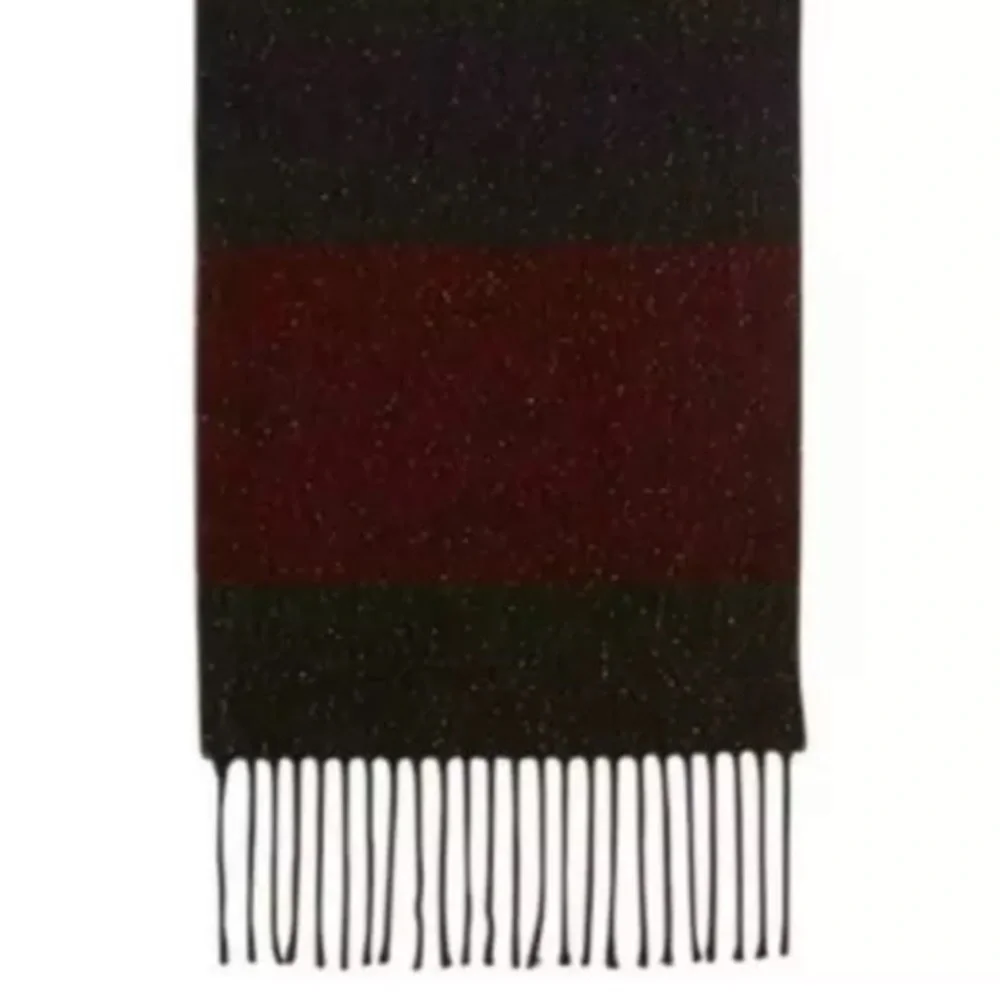 NWT STEVE MADDEN Lurex Striped Blanket Scarf